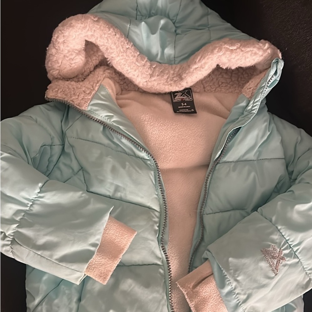 ZeroXposur Aqua Puffer Jacket with Plush Lining
